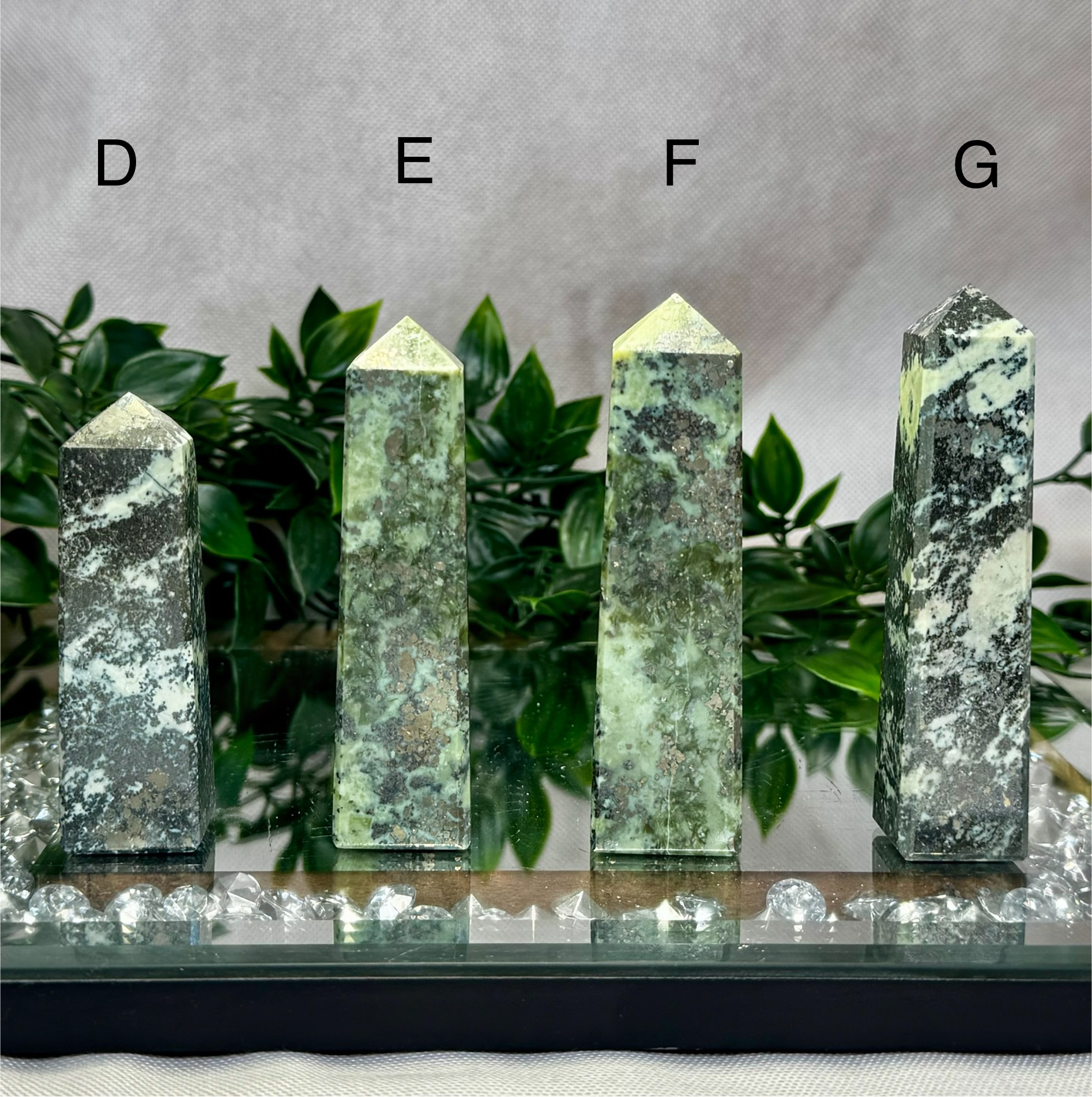 Serpentine x Pyrite Towers - Image 4